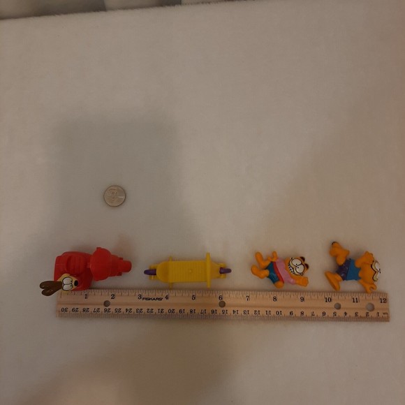 Lot of Vintage Garfield the Cat PVC Toy Figures 1978/1981 Scooters Odie - Picture 6 of 14